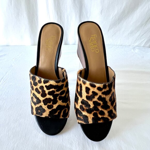 Franco Sarto Slip On Wedge Shoes, McKenna, Cheetah Print, Size 8.5, Like New! - Picture 12 of 12